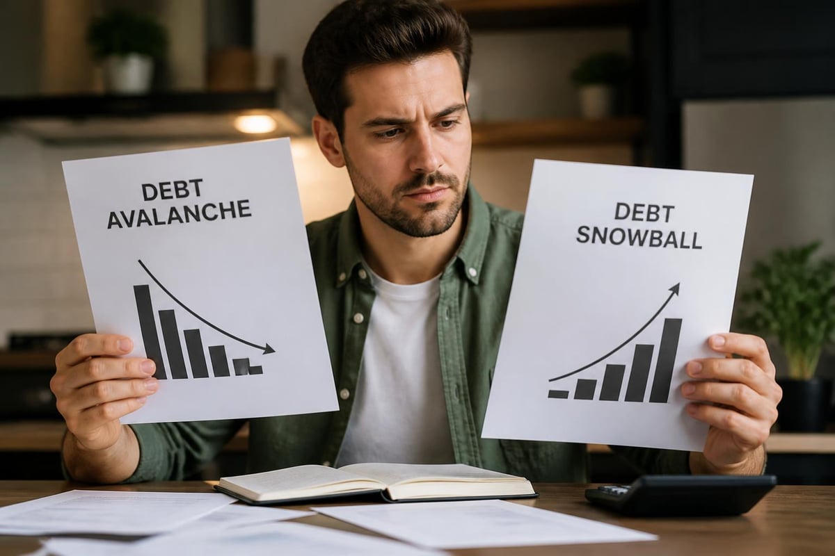Debt avalanche versus snowball comparison