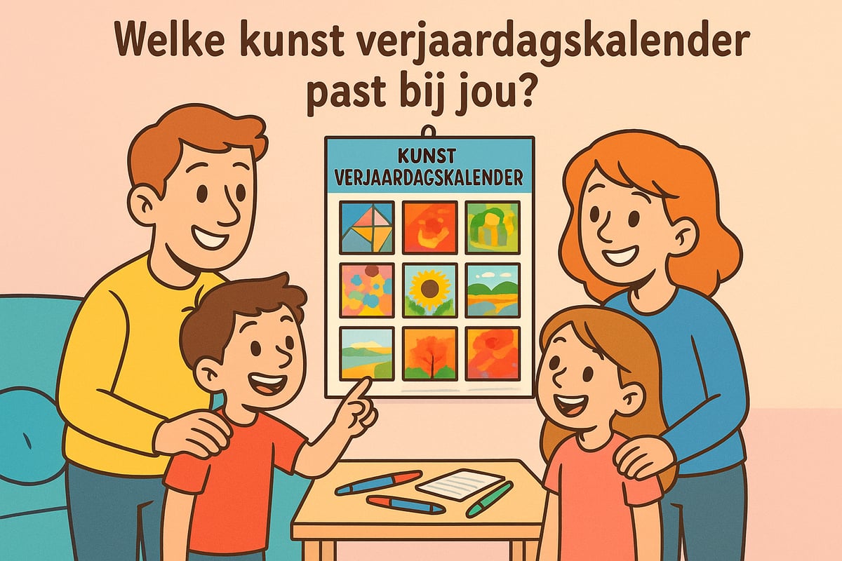 Waar moet je op letten bij het kiezen van een kunst verjaardagskalender?