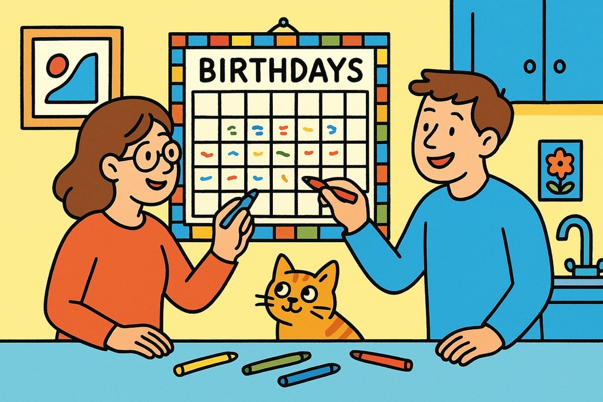 Tips voor het ophangen en gebruiken van je kunst verjaardagskalender