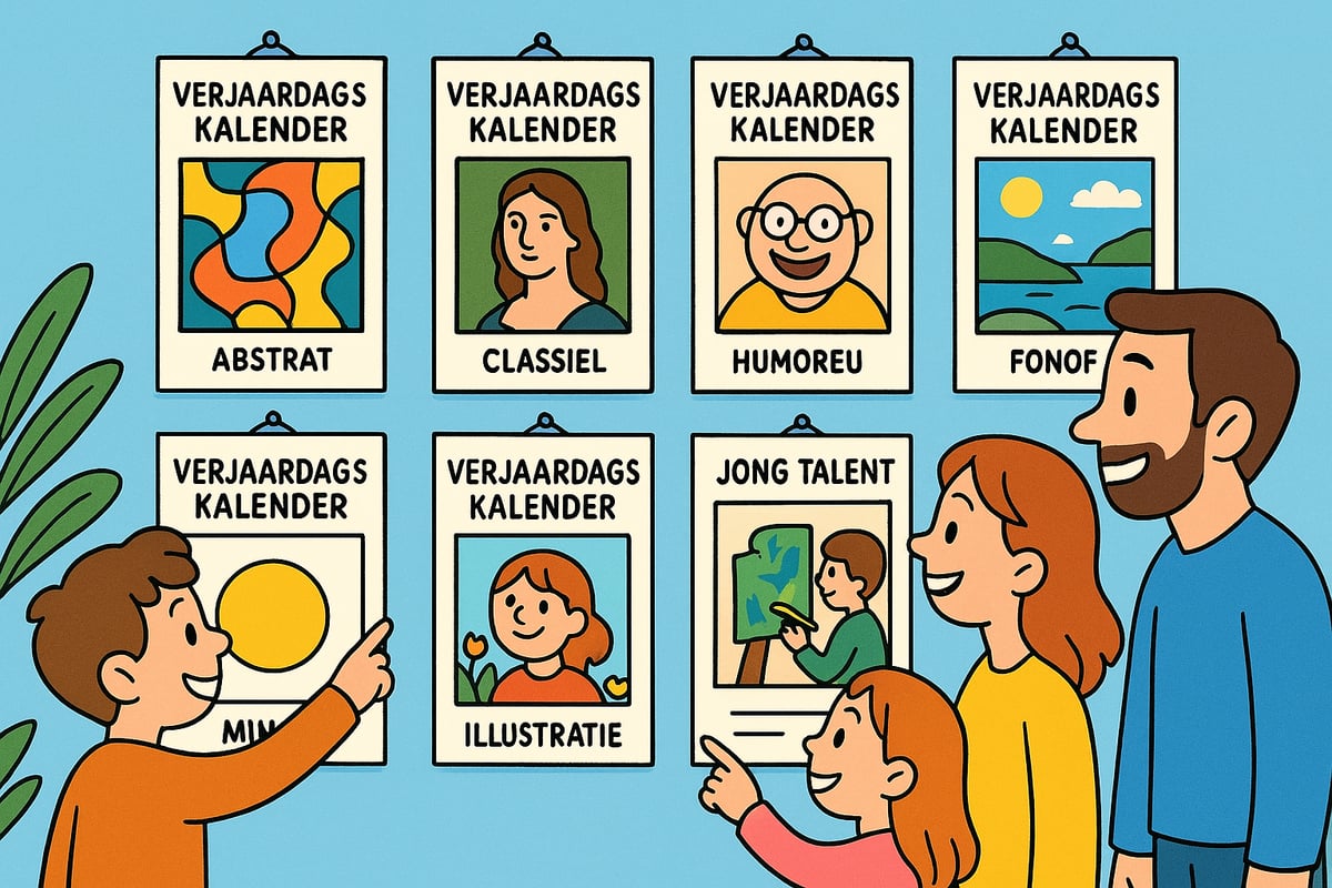 7 unieke kunst verjaardagskalender ideeën voor 2026