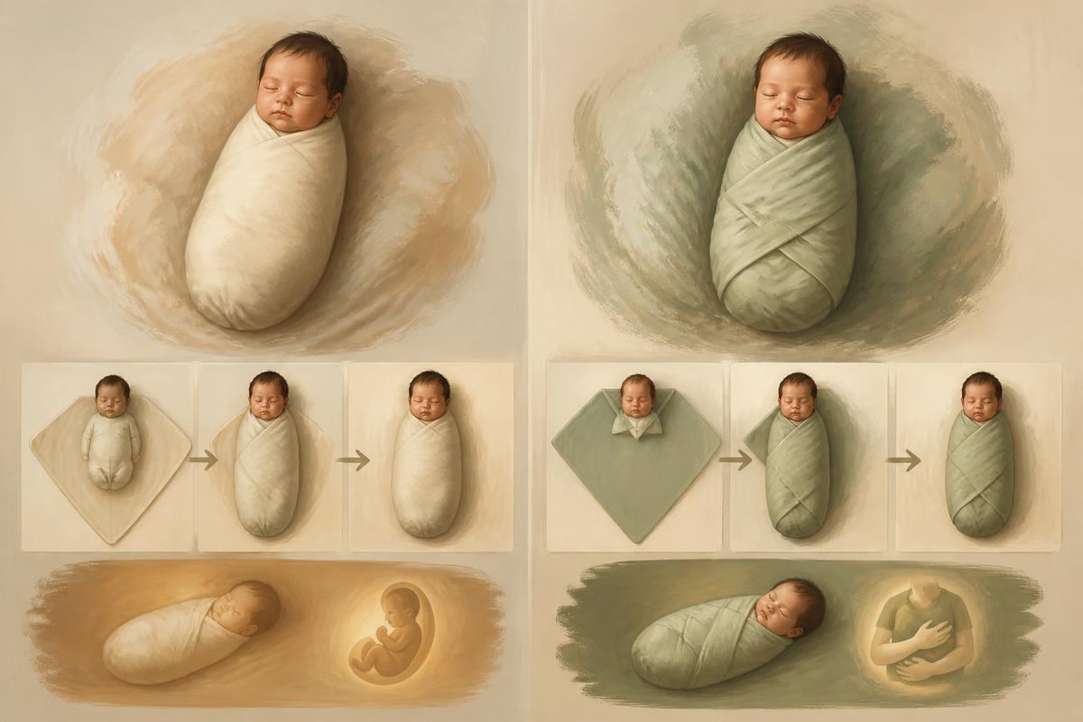 Step-by-step wrapping techniques comparison