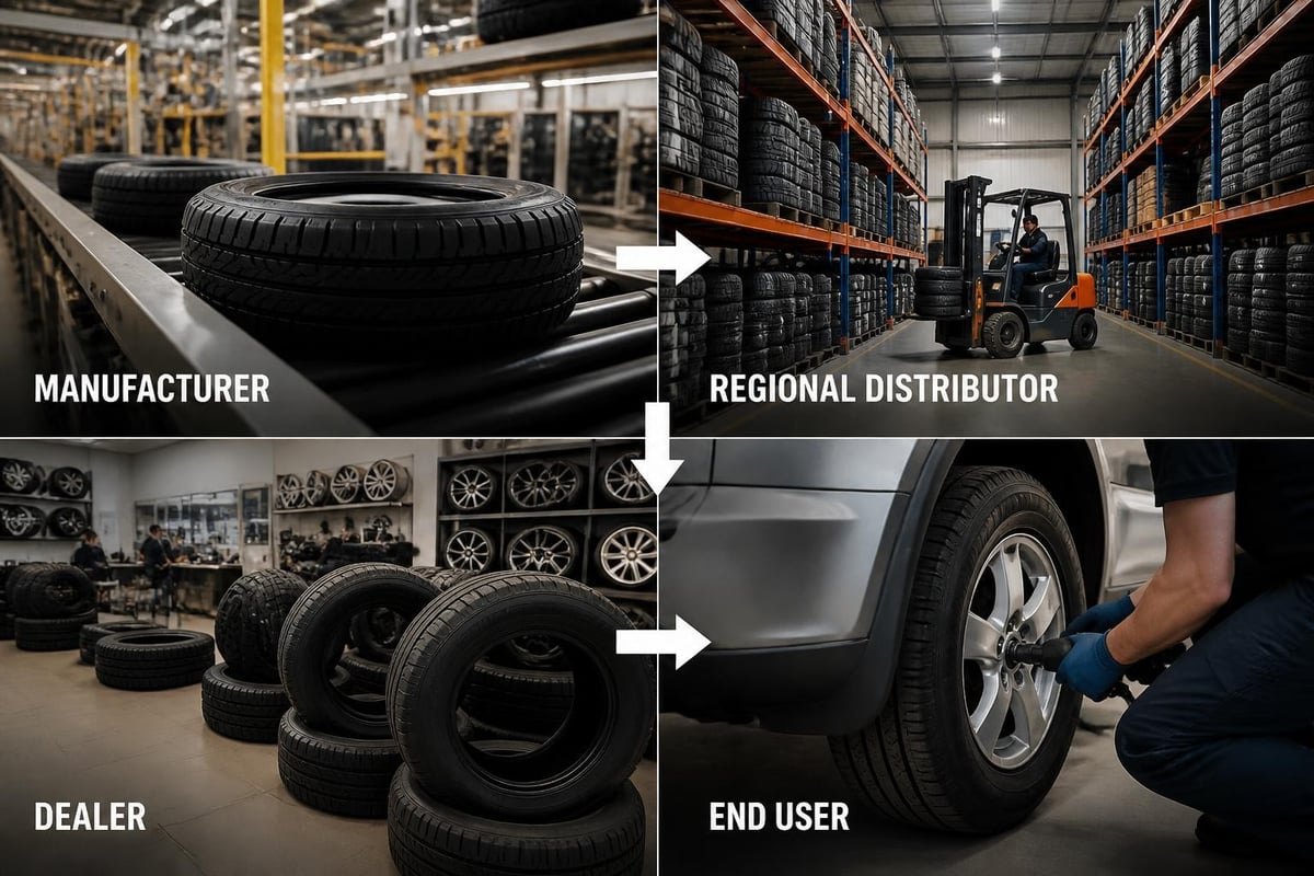 Tire distributor value chain
