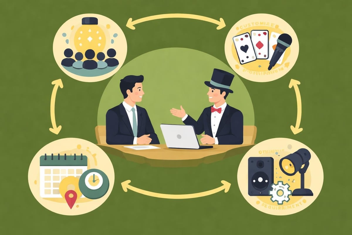 Eventplanung Zauberkünstler