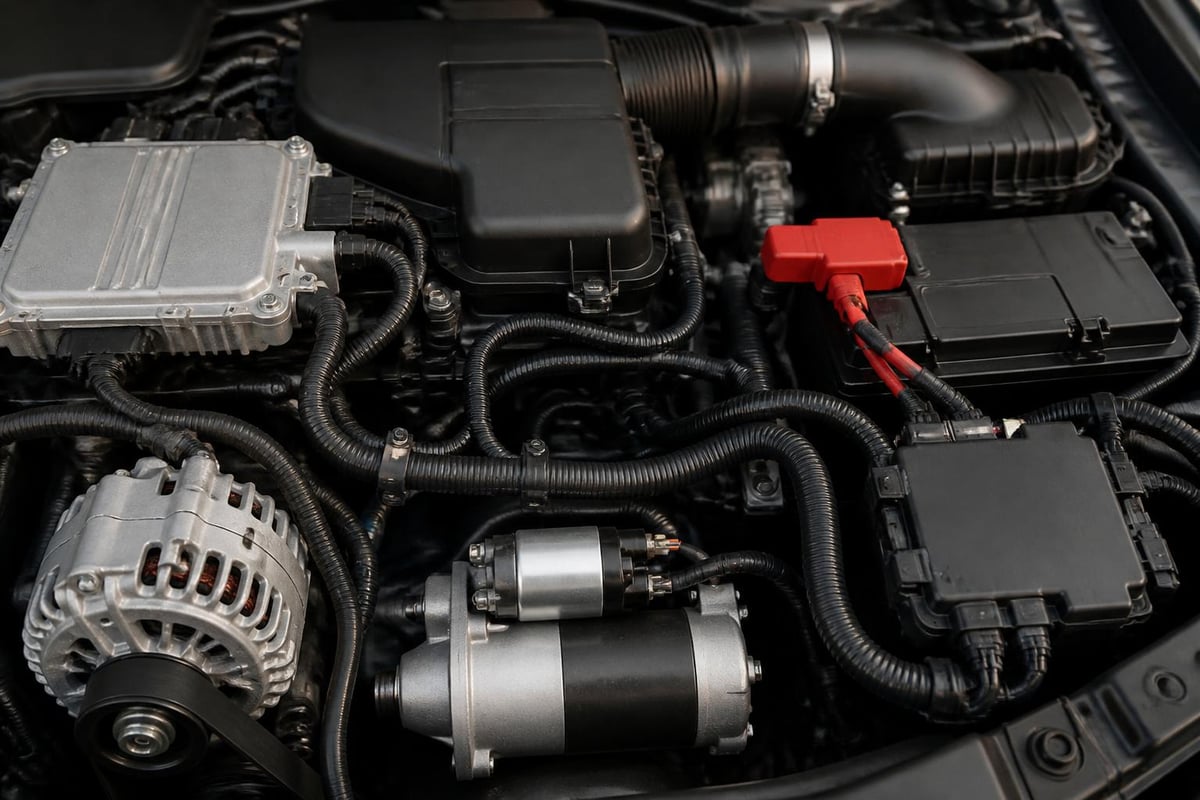 Auto electrical component interaction