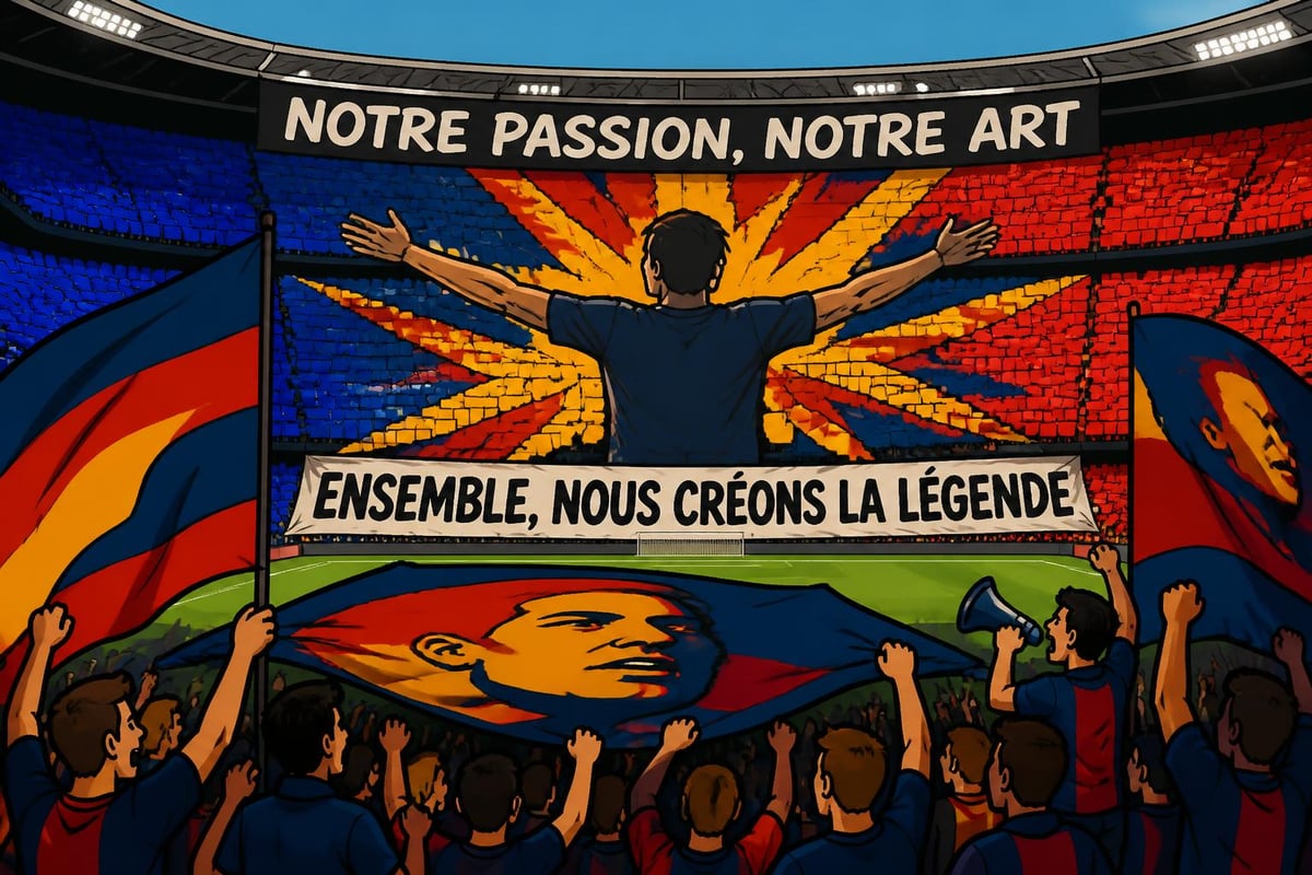 Créativité des supporters de football