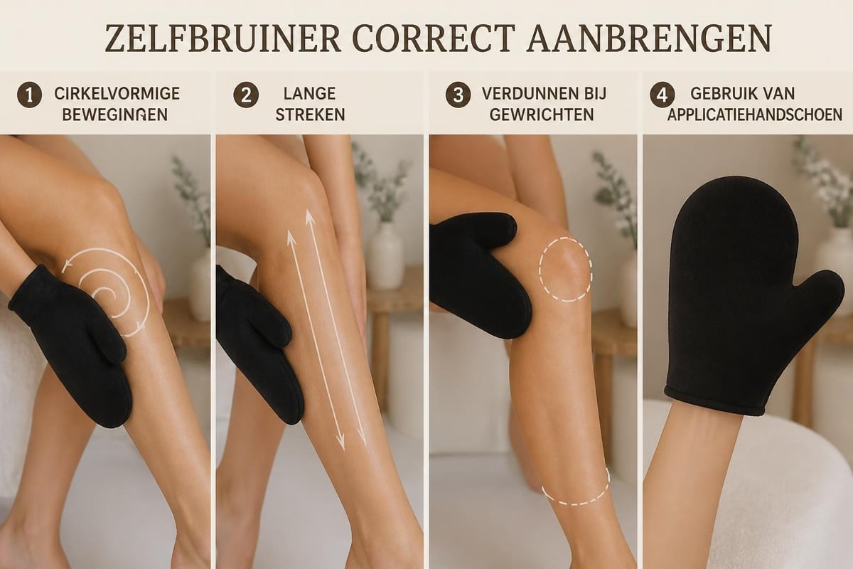 Aanbreng technieken zelfbruiner