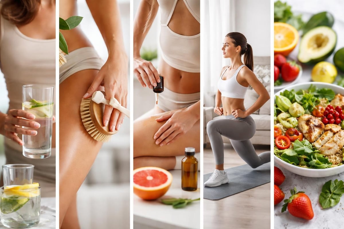 Cellulite treatment routine