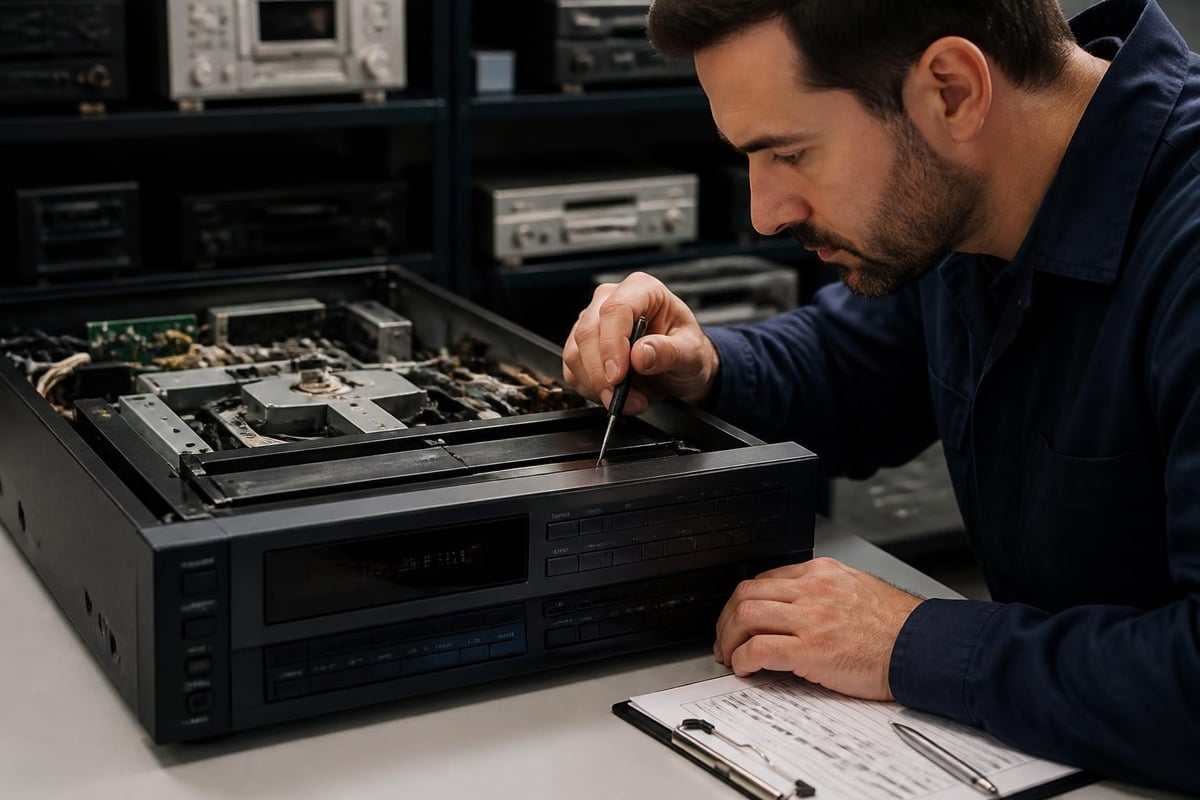 VCR maintenance schedule