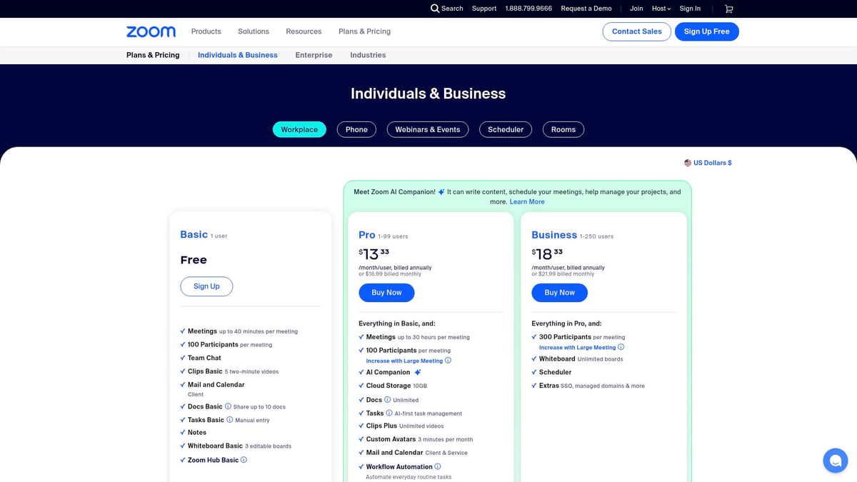 7 Essential Call Online Free UK Tools for 2025 - Zoom Free Plan
