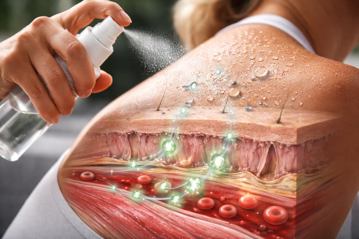 Magnesium spray transdermal absorption