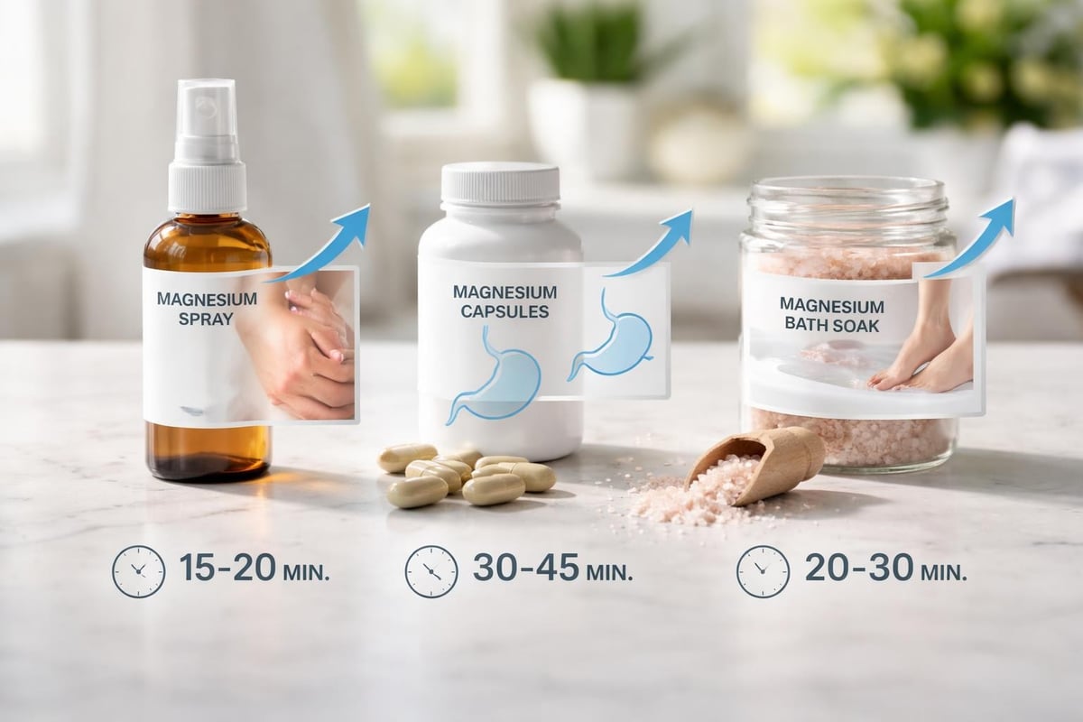 Magnesium spray vs supplements