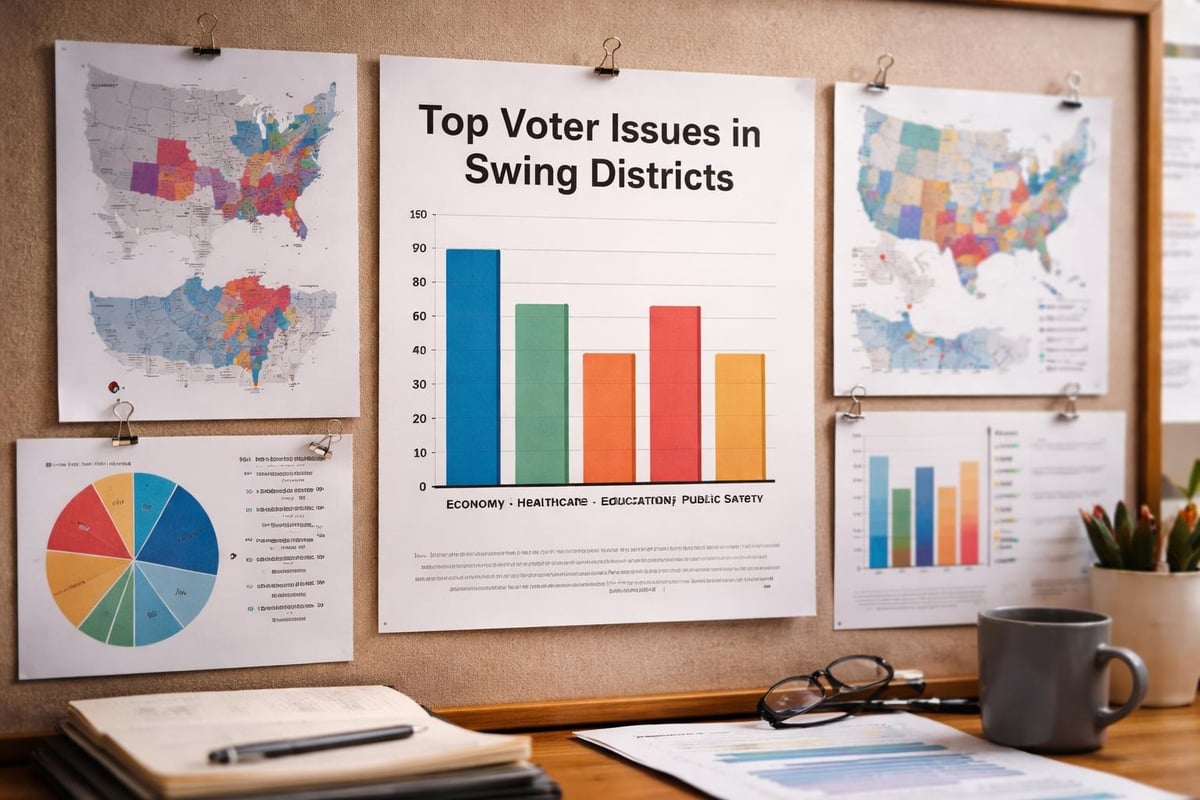 Voter priorities in swing districts