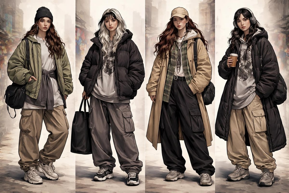 Essential components of urban streetwear