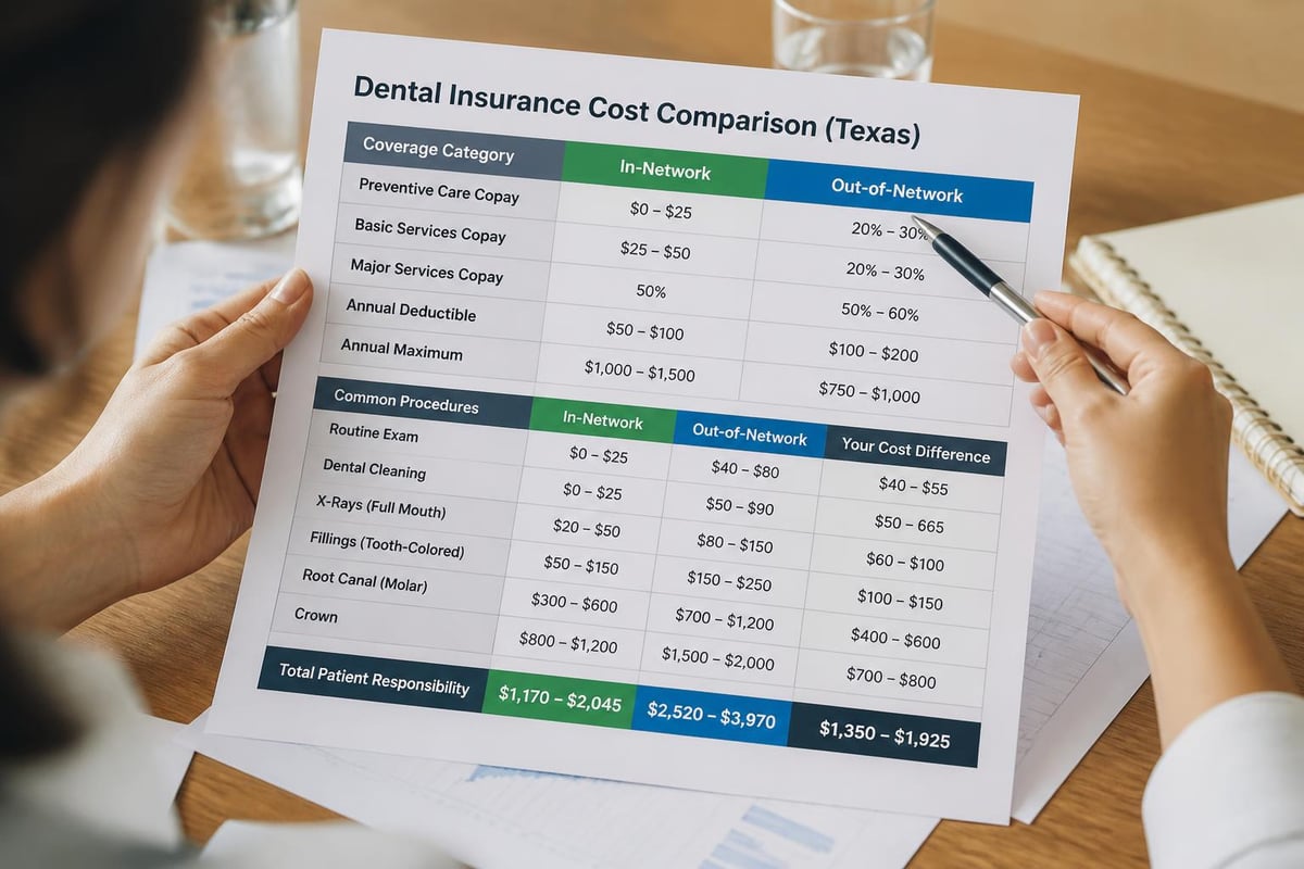 Insurance coverage comparison