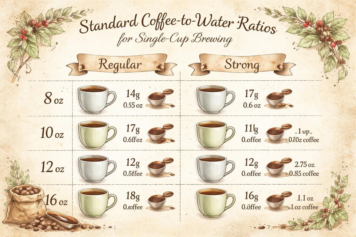 Coffee measurement guide