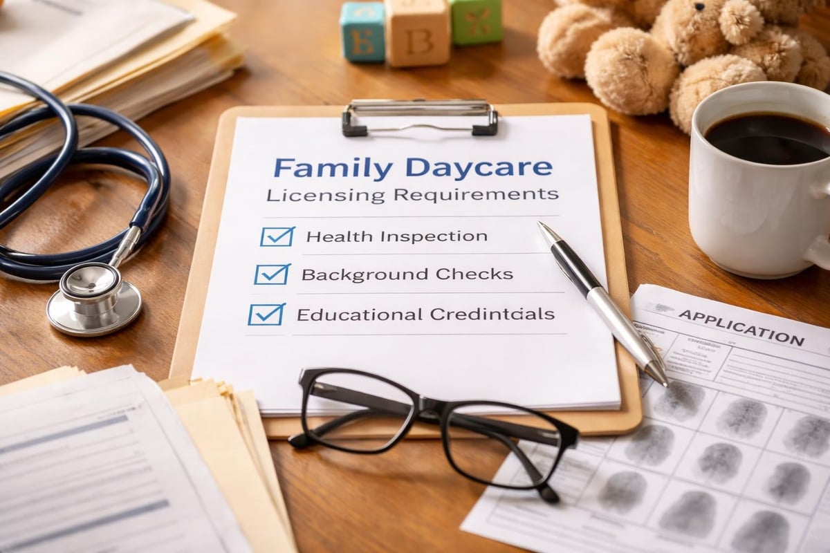 Family daycare licensing requirements