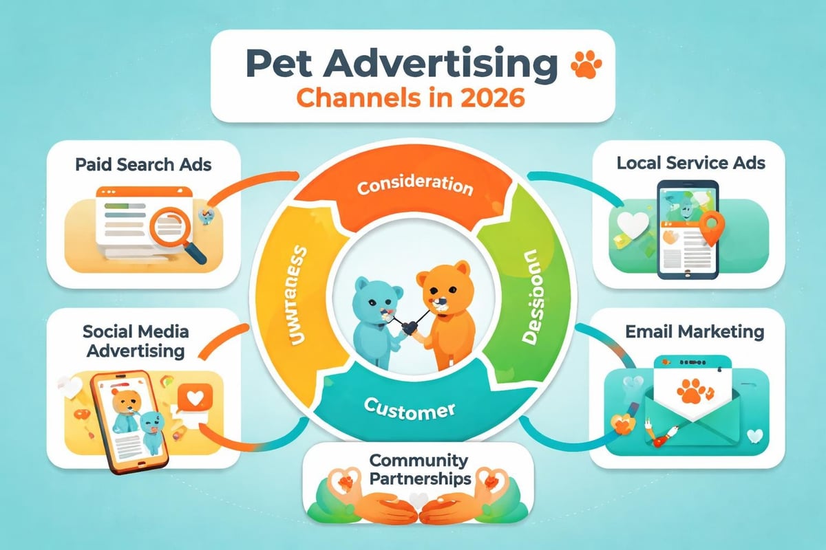 Pet advertising channels comparison
