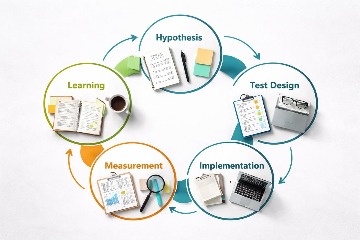 Growth marketing experimentation cycle
