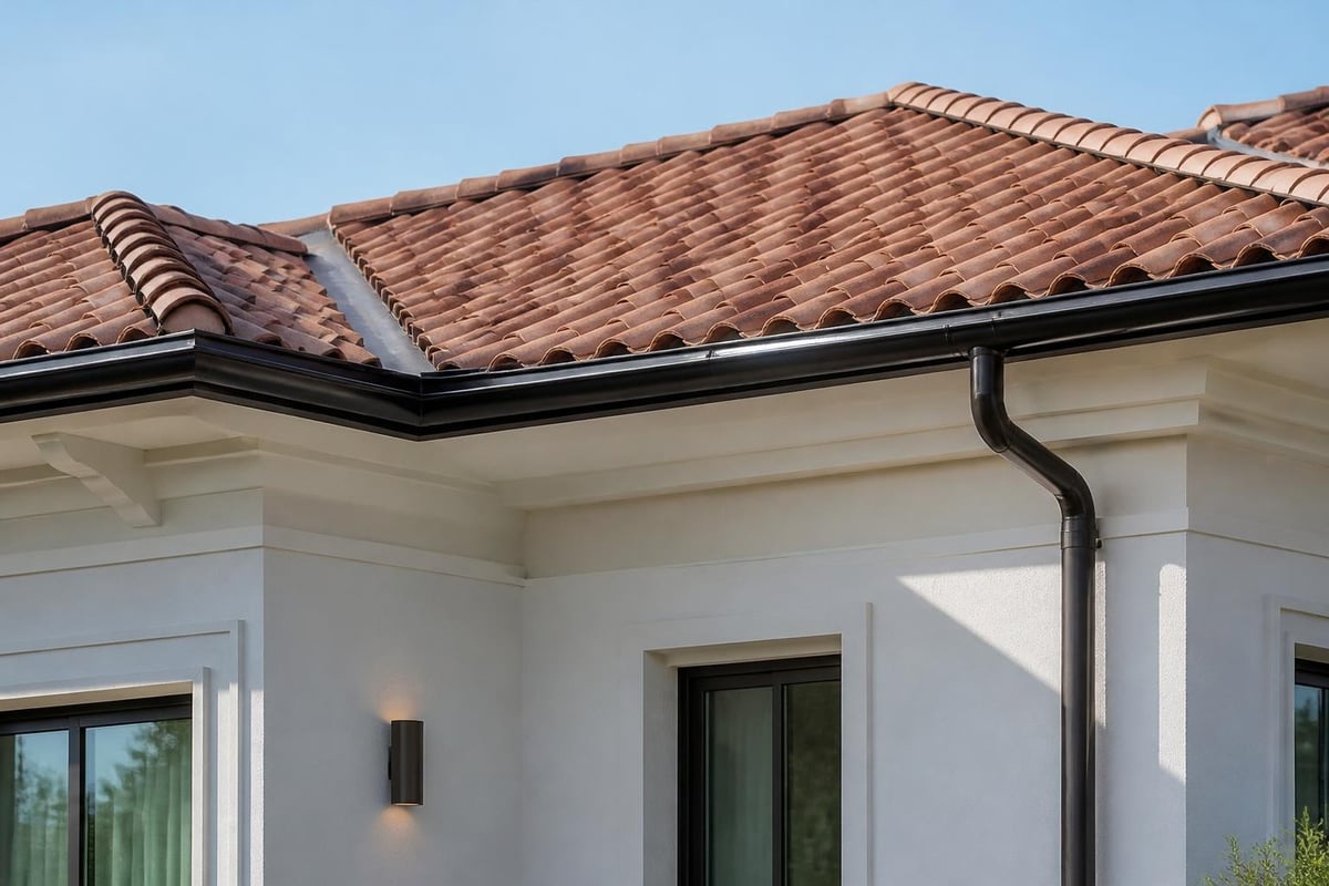 Roof drainage system design