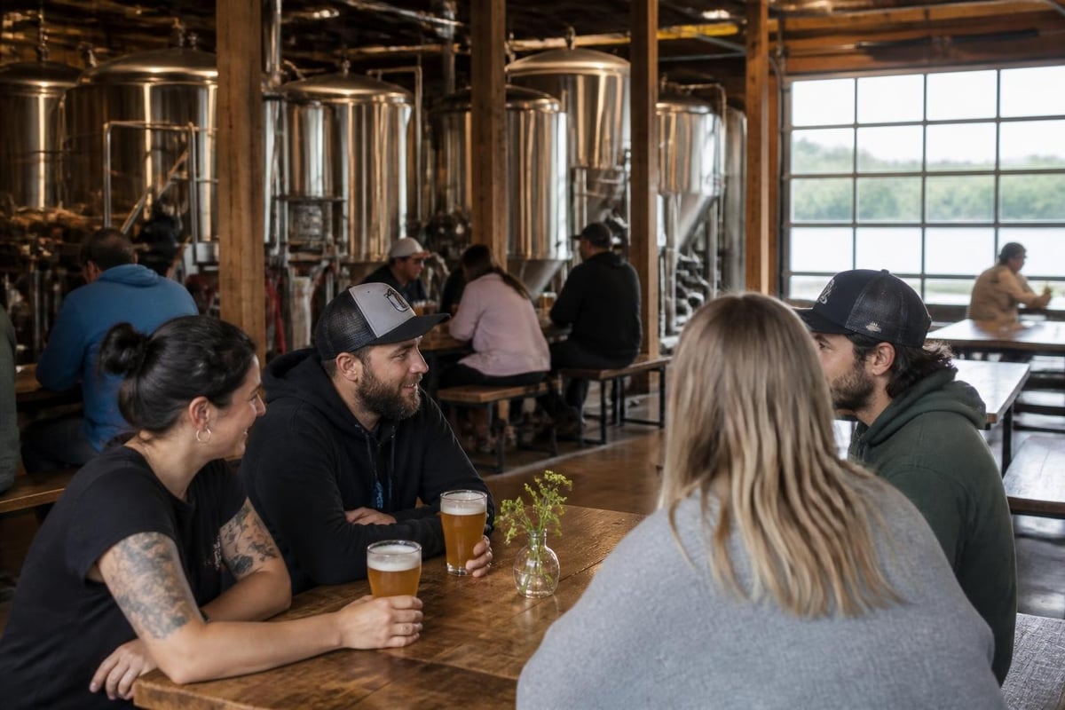 Central Maine brewery experience