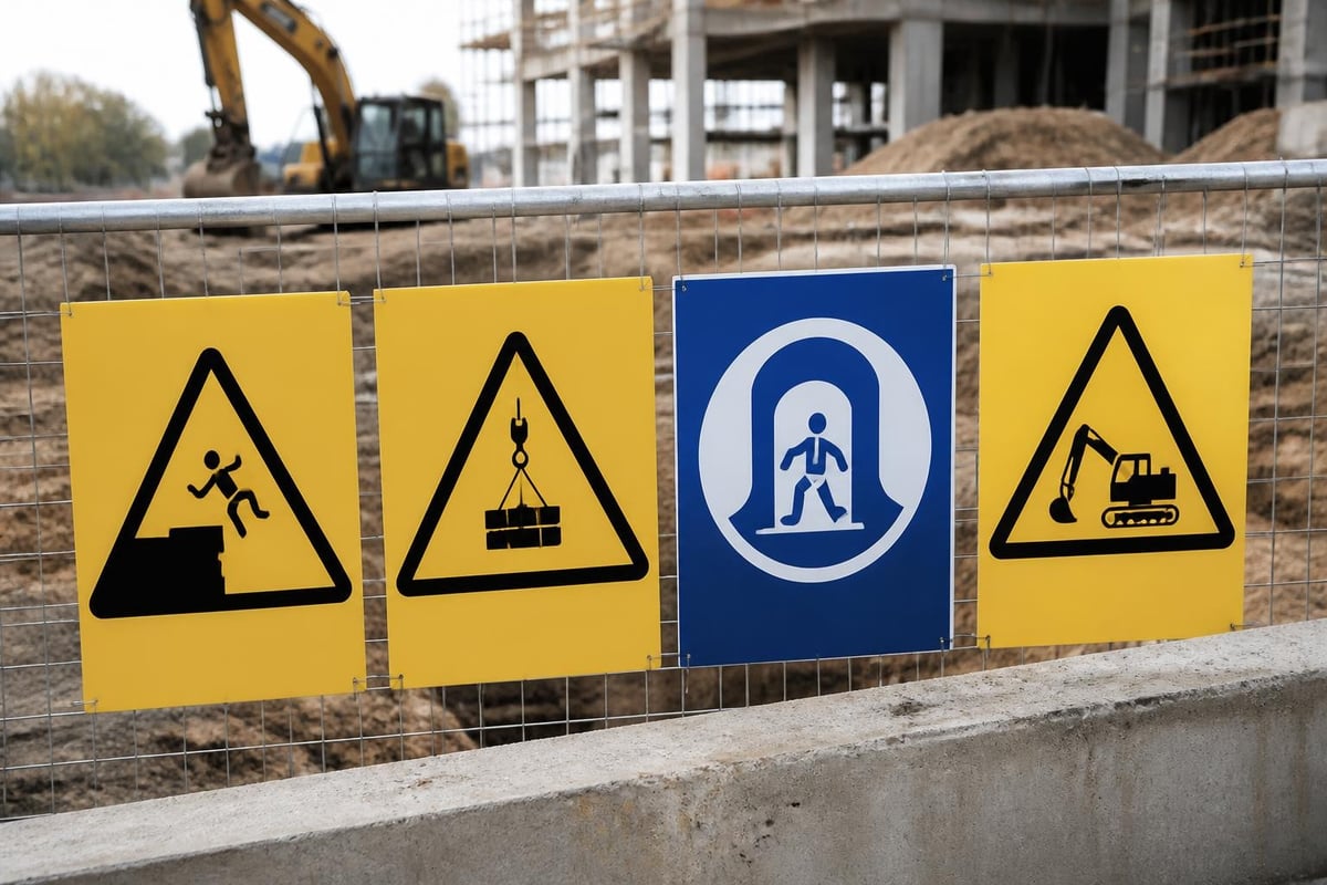 Hazard-specific signage system