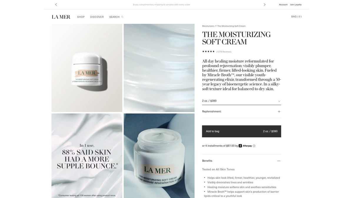 Top 7 Cream Moisturizer Cream Picks for Glowing Skin 2026 - La Mer The Moisturizing Soft Cream