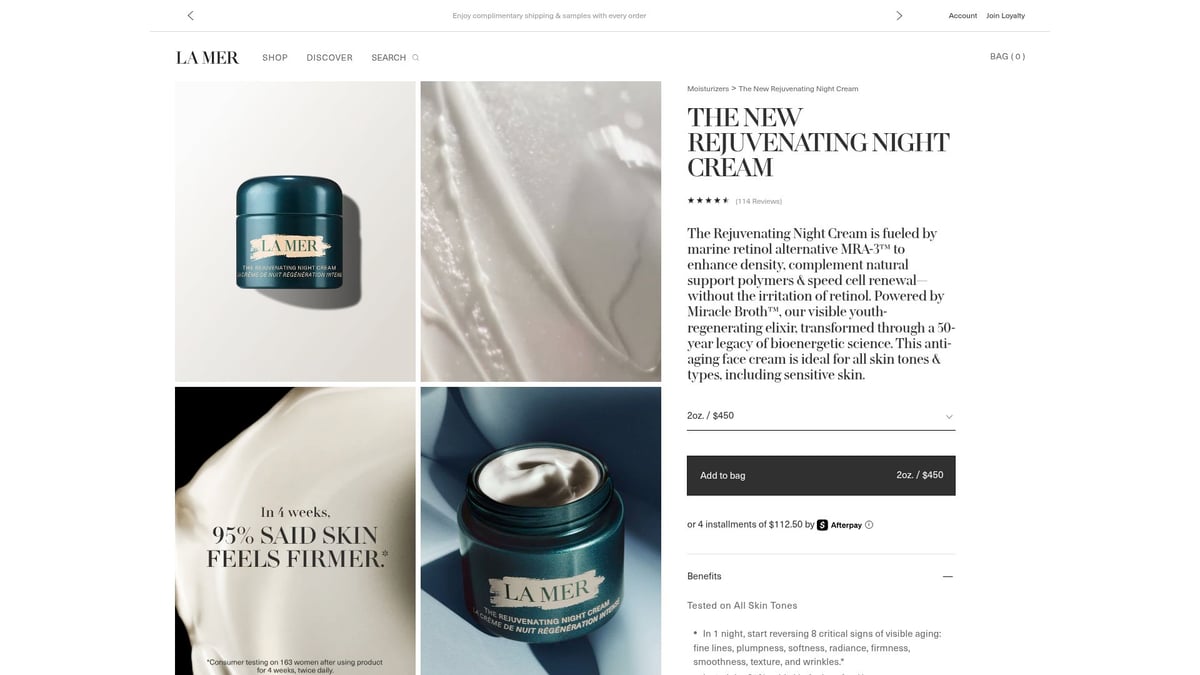 Top 7 Cream Moisturizer Cream Picks for Glowing Skin 2026 - La Mer The New Rejuvenating Night Cream