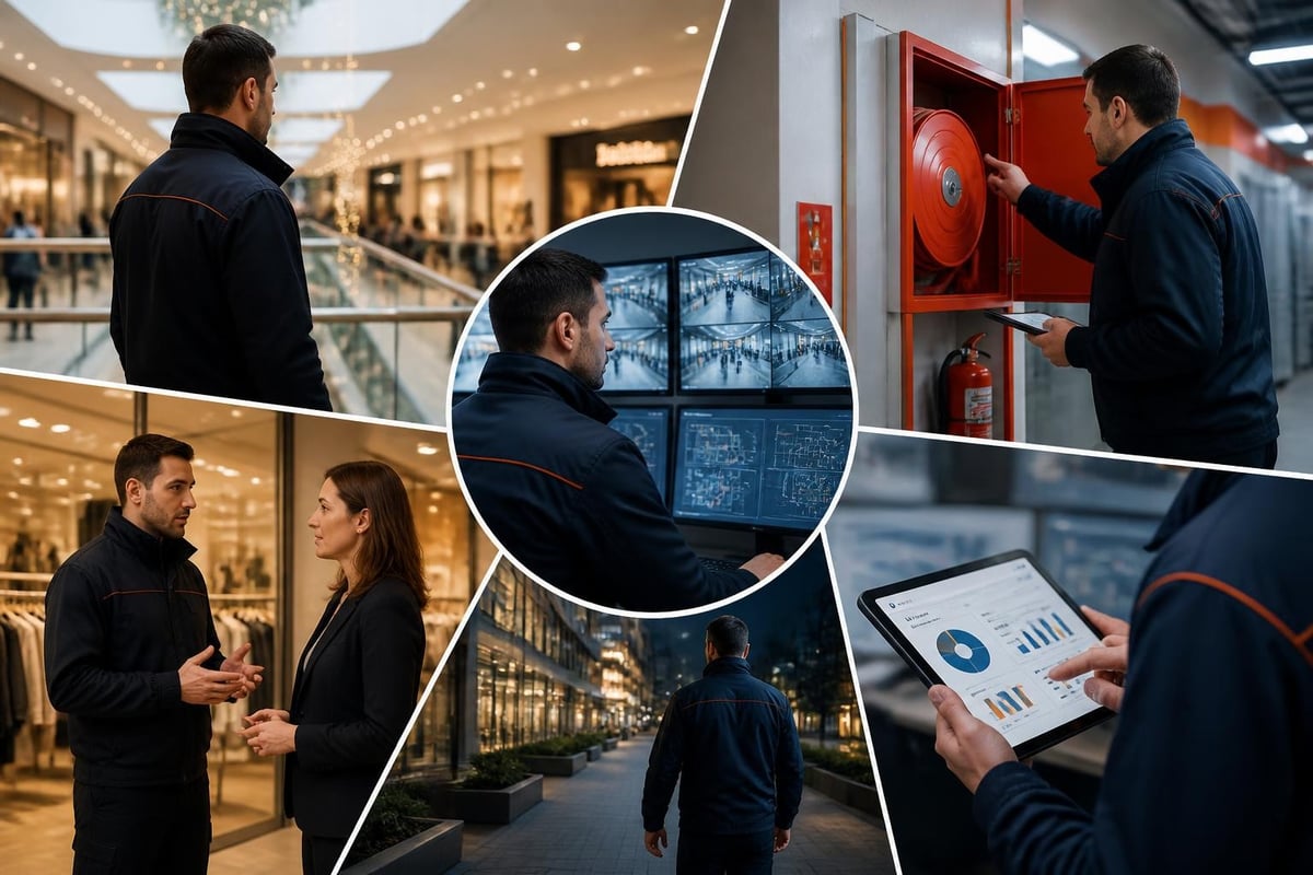 Coordinamento sicurezza centro commerciale