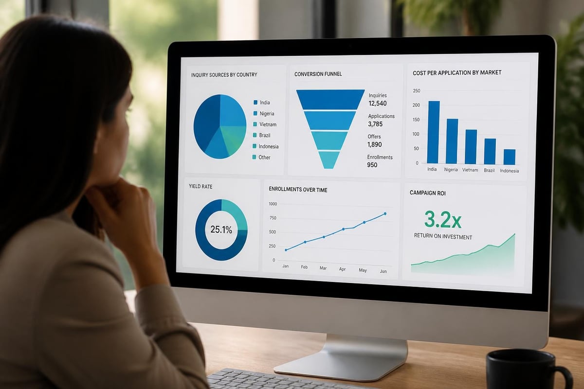 International enrollment analytics