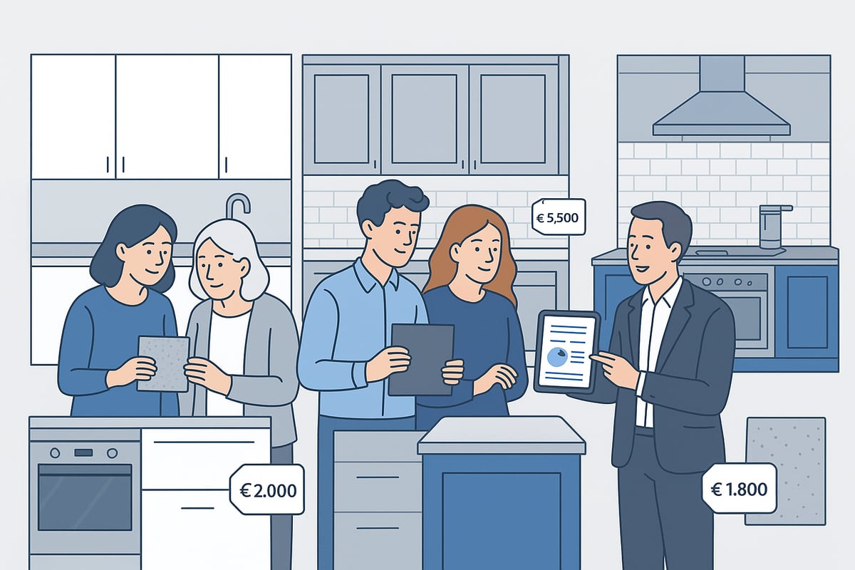 Budget und Kostenfaktoren einer neuen Küche