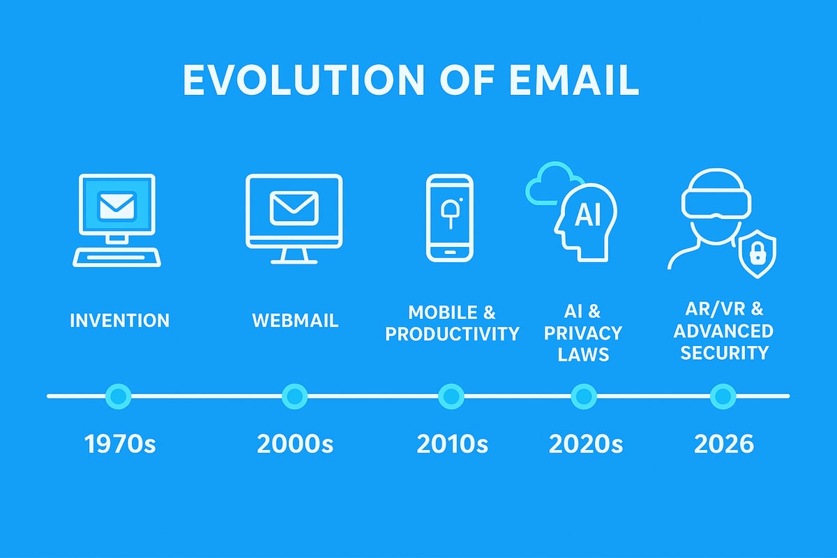 The Evolution of Email: 1990s to 2026