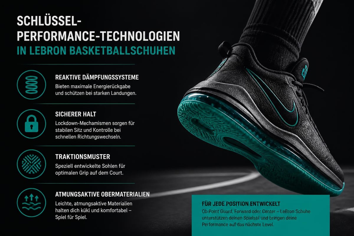 LeBron Schuh Technologien