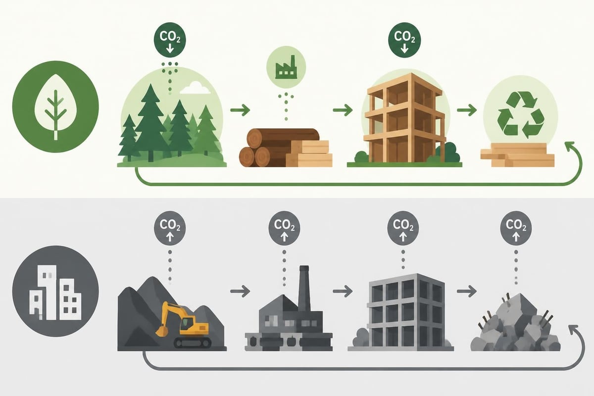 Timber carbon sequestration