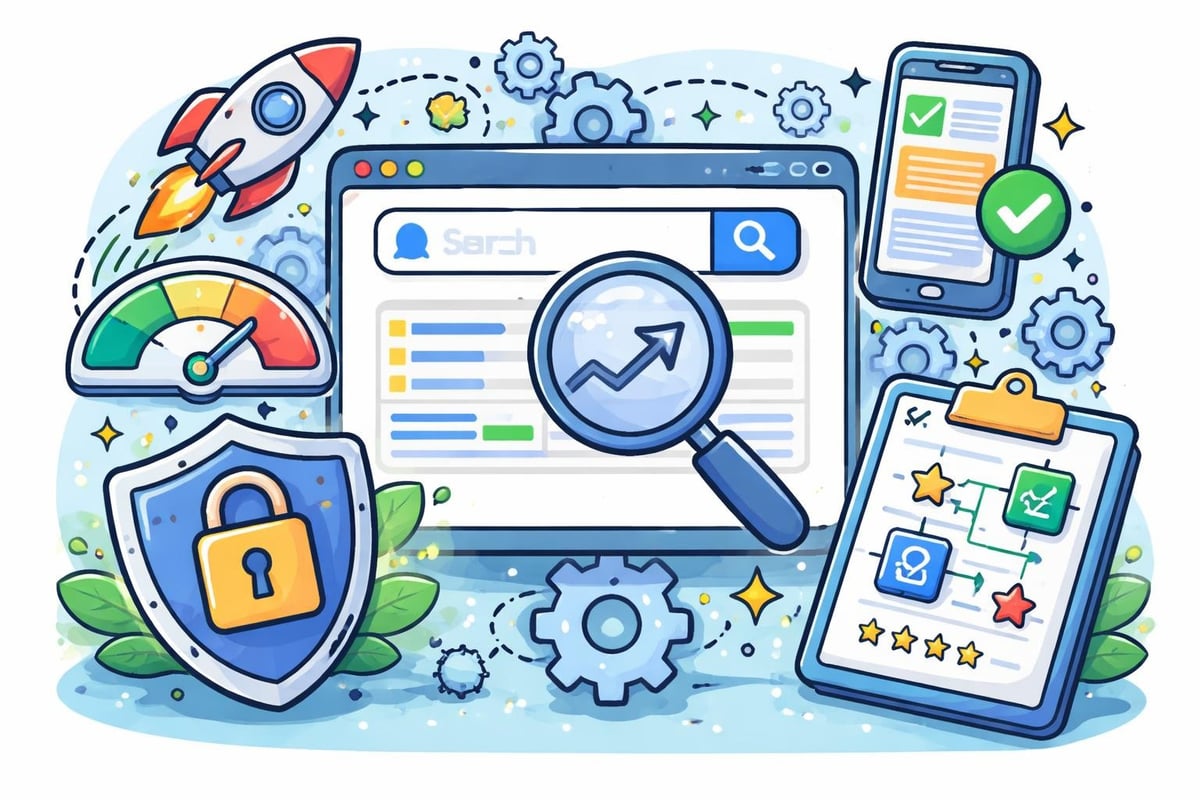 Technical SEO foundation elements