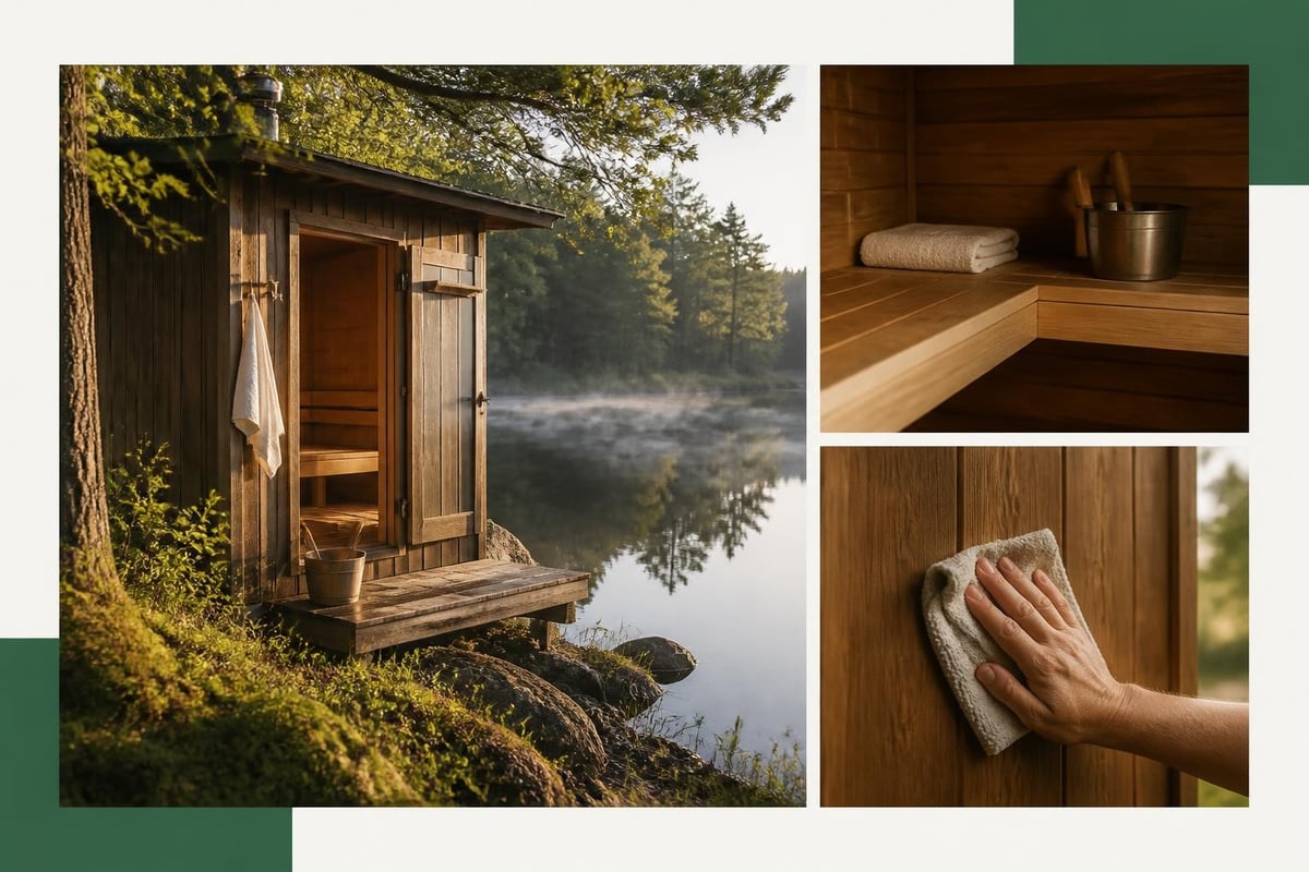 Home infrared sauna maintenance steps