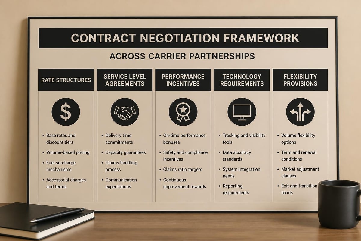 Carrier contract optimization elements