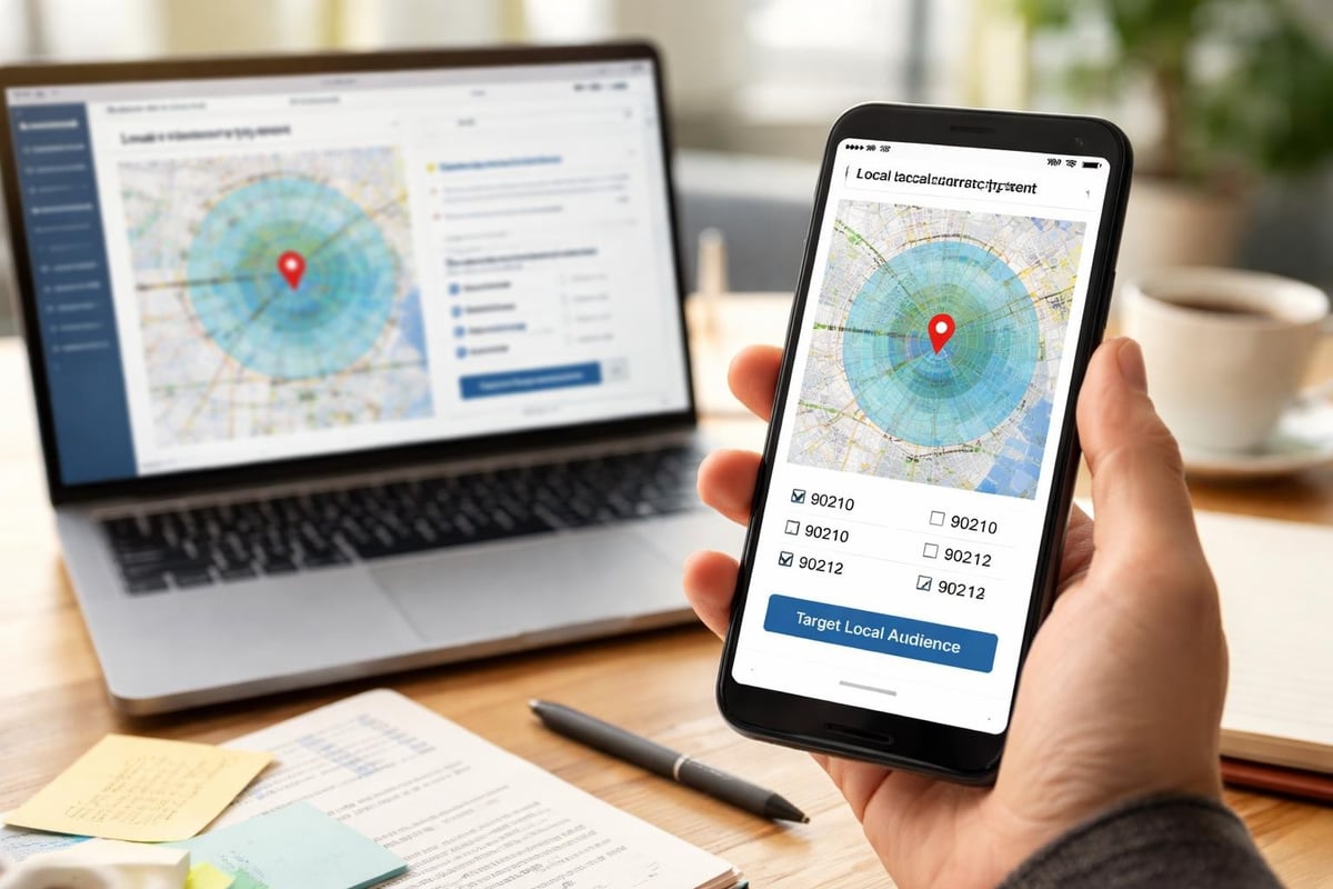 Geographic targeting visualization