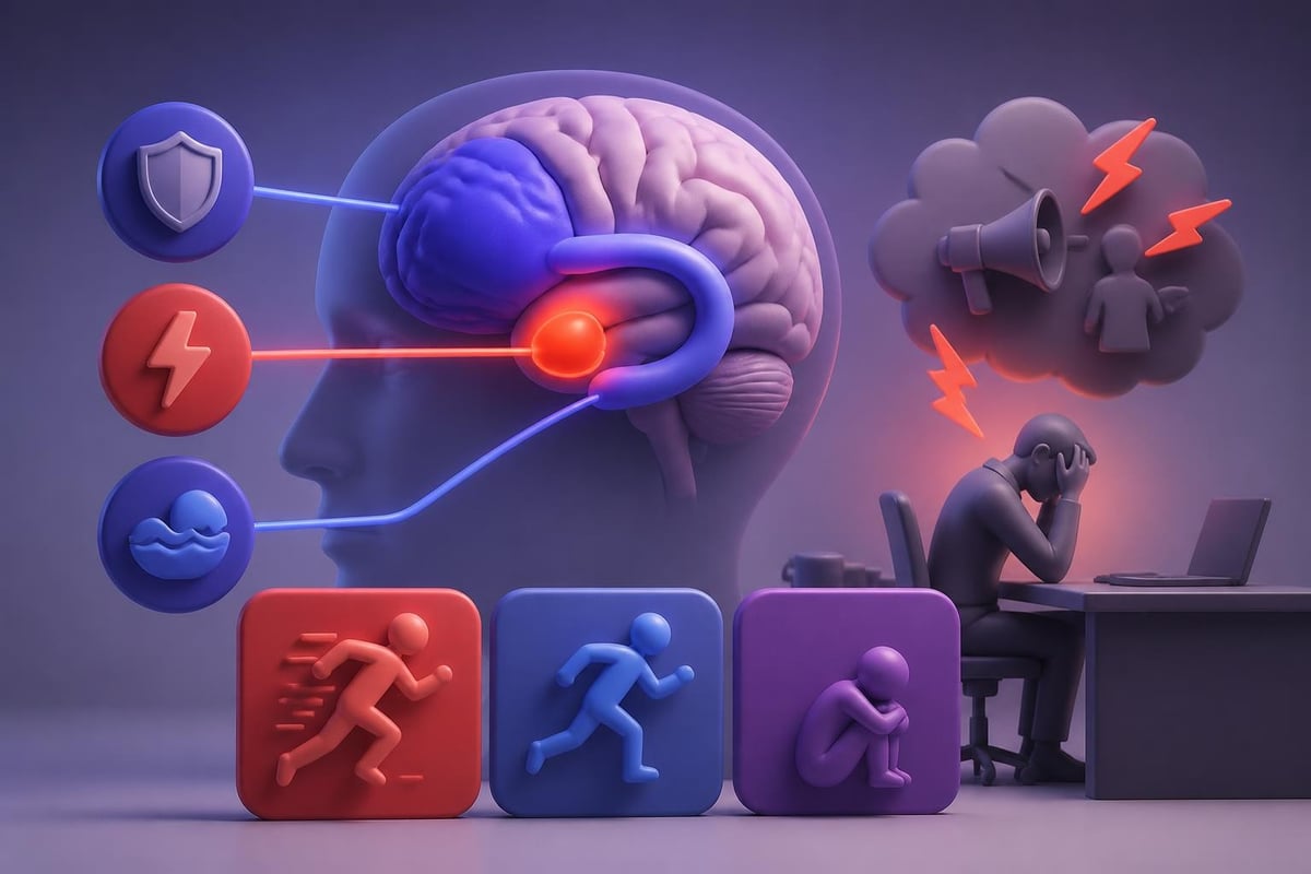 Brain stress response systems