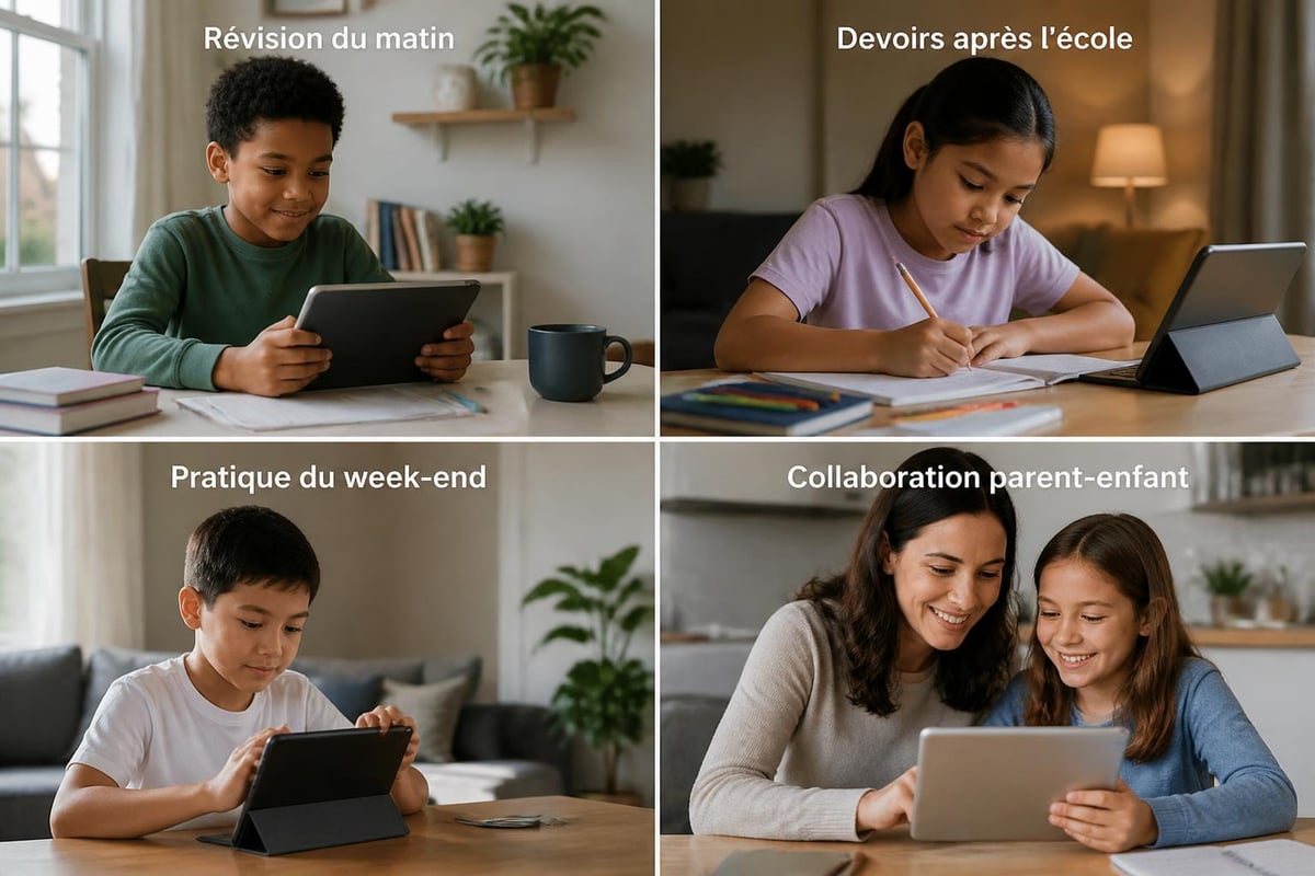 Routine d'apprentissage familiale