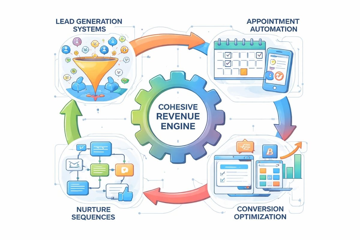Sales and marketing agency service integration