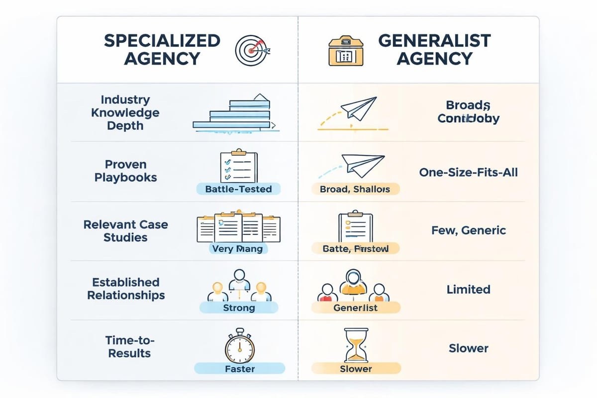 Agency specialization benefits