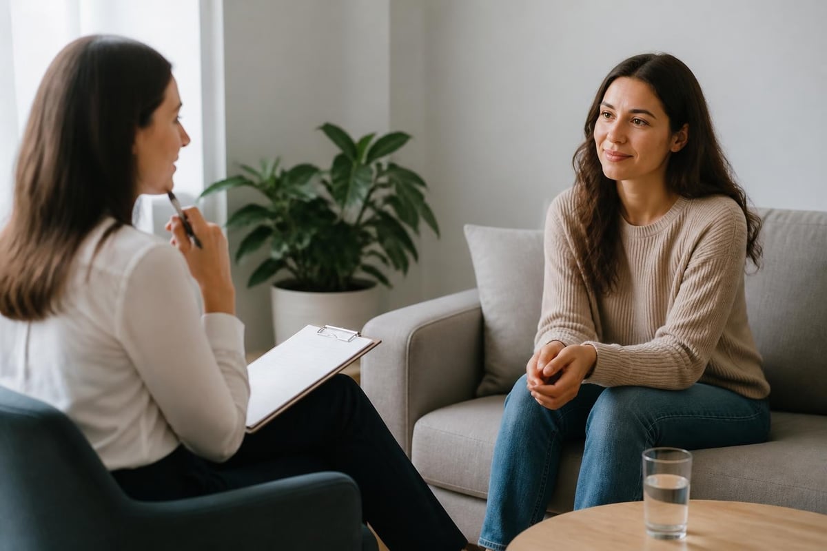 Hypnotherapy process for anxiety