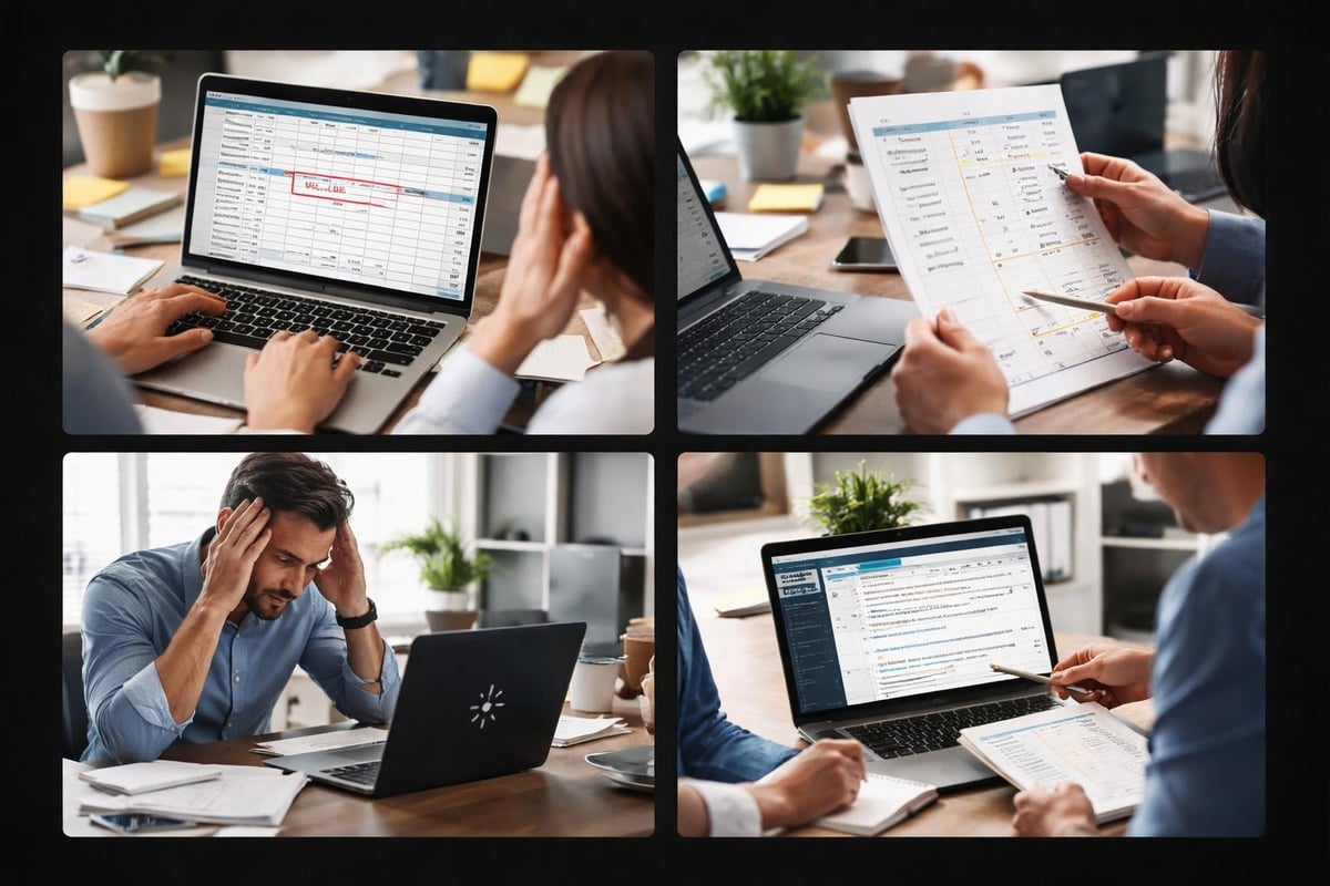 Excel error troubleshooting workflow