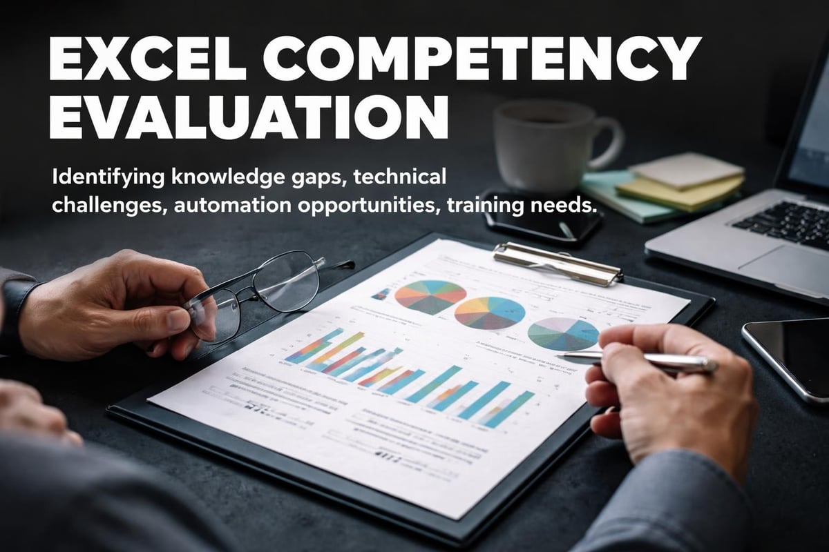 Excel skill assessment framework