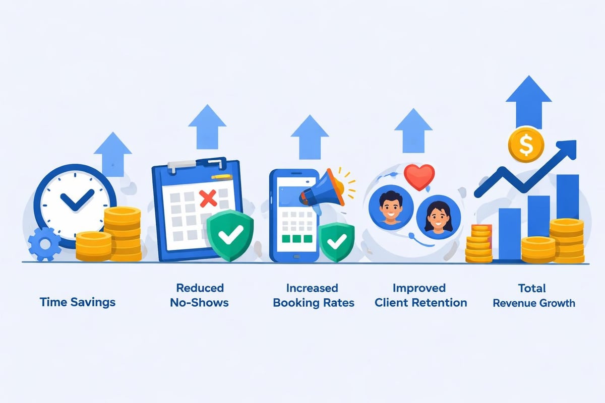 Salon software ROI metrics