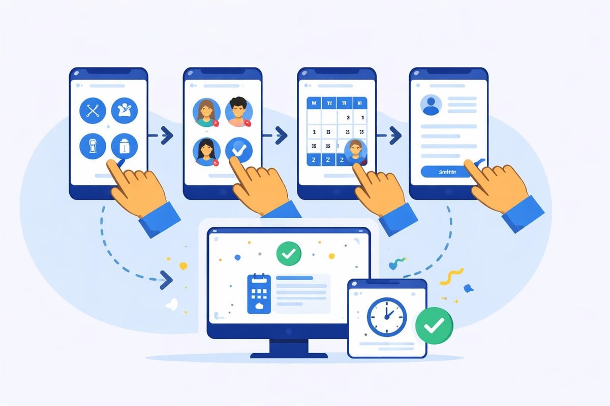 Client booking flow optimization
