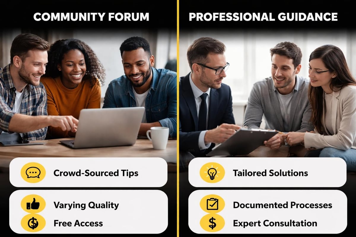 Community vs official support