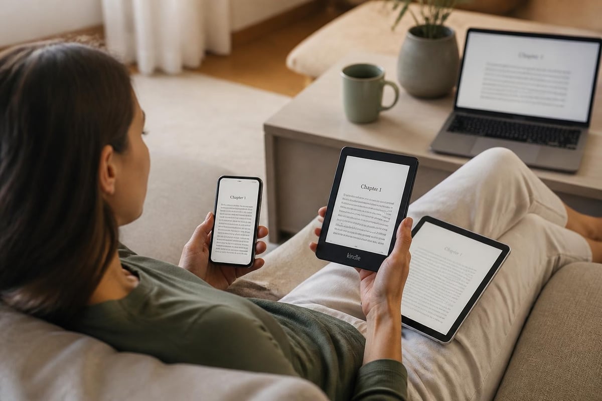 Amazon Kindle ecosystem device synchronization