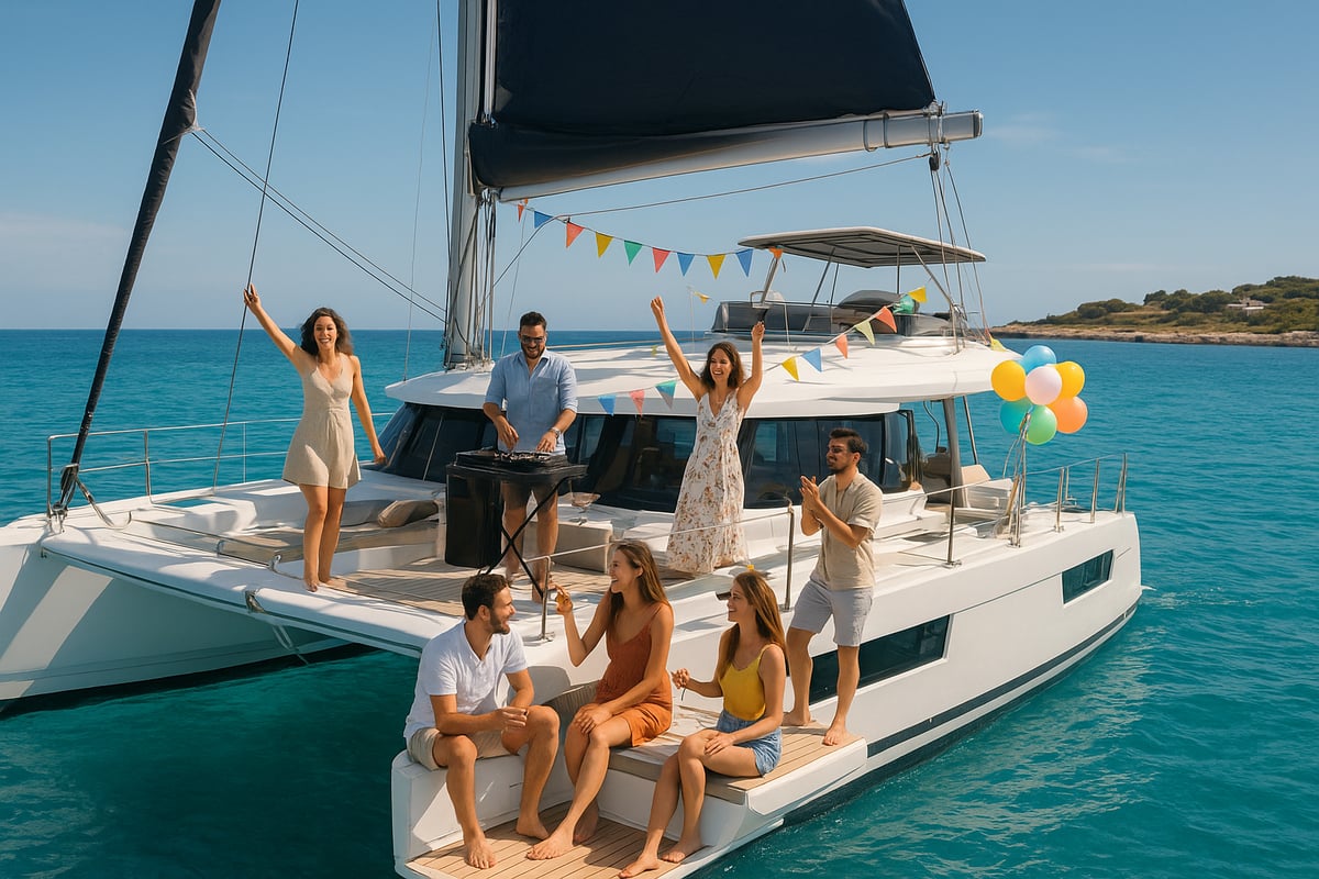 Motos de Agua Benidorm - article dfdf4d09 64ae 432b bde fotografia realista de un catamaran moderno navega 1 y24d0z Tipos de Barcos para Fiestas: ¿Cuál Elegir?