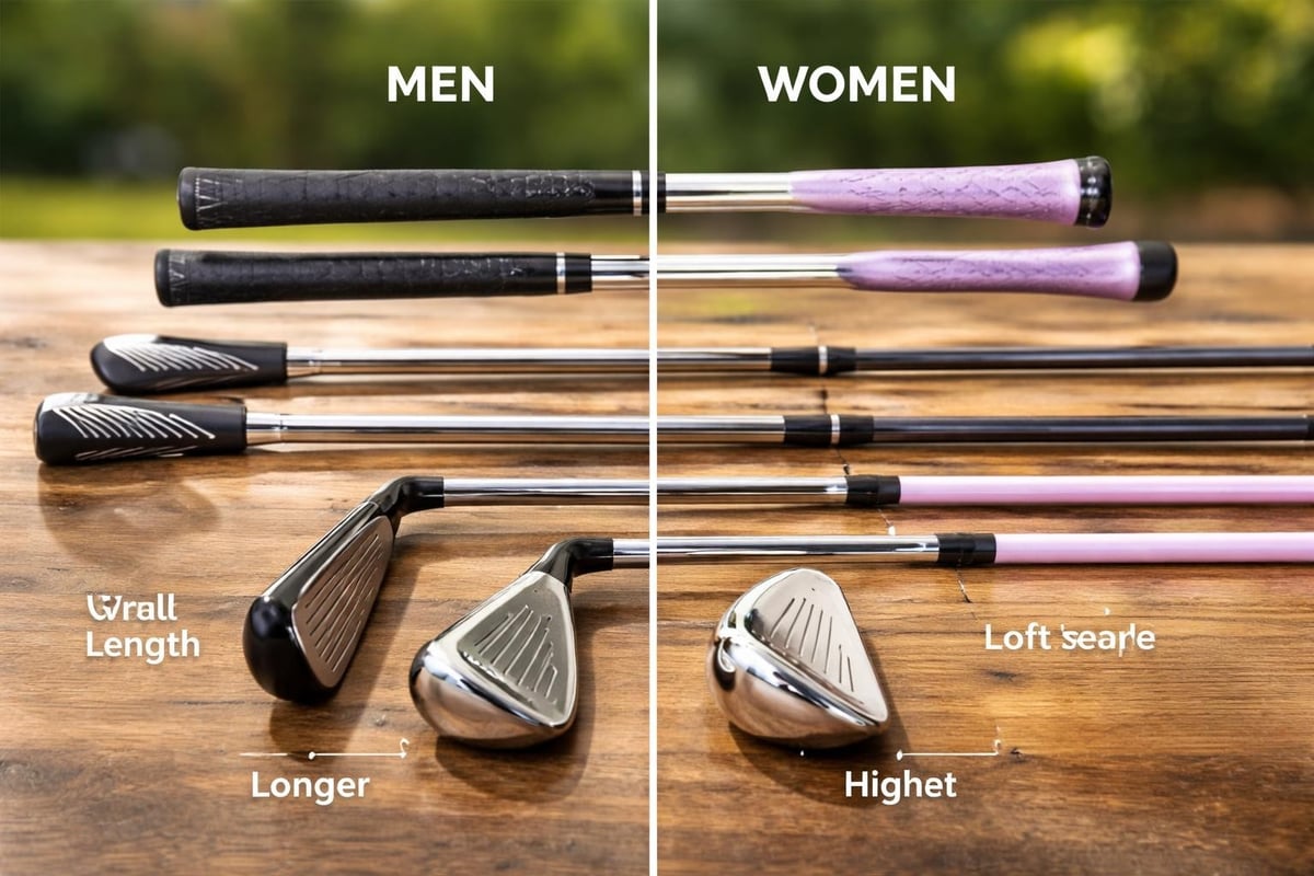 Golf club specifications comparison